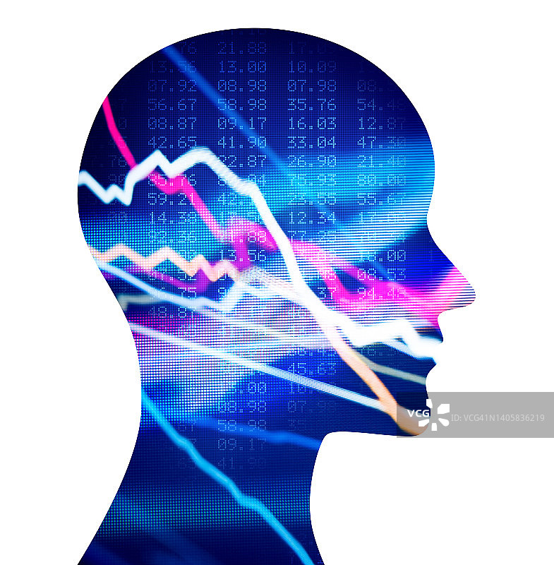 图表和数字头像图片素材