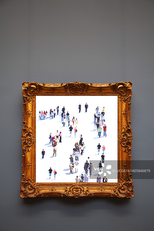 画面中的人群照片图片素材