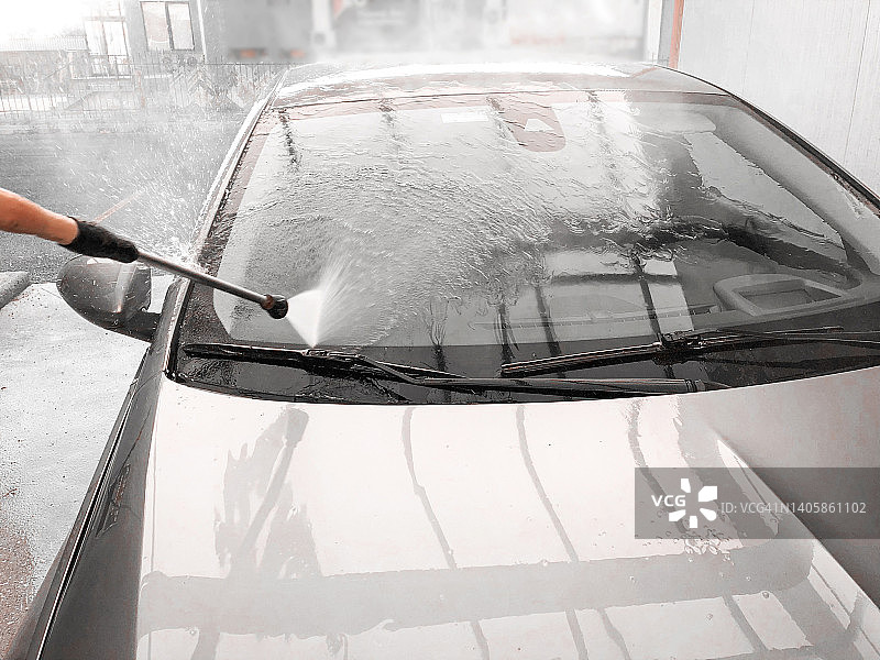 自助洗车图片素材