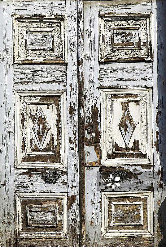 封锁，关闭的门，埃及开罗图片素材