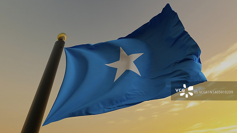 索马里国旗图片素材