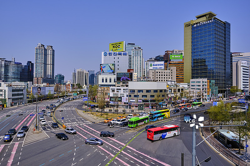 韩国首尔Seoullo 7017空中花园图片素材