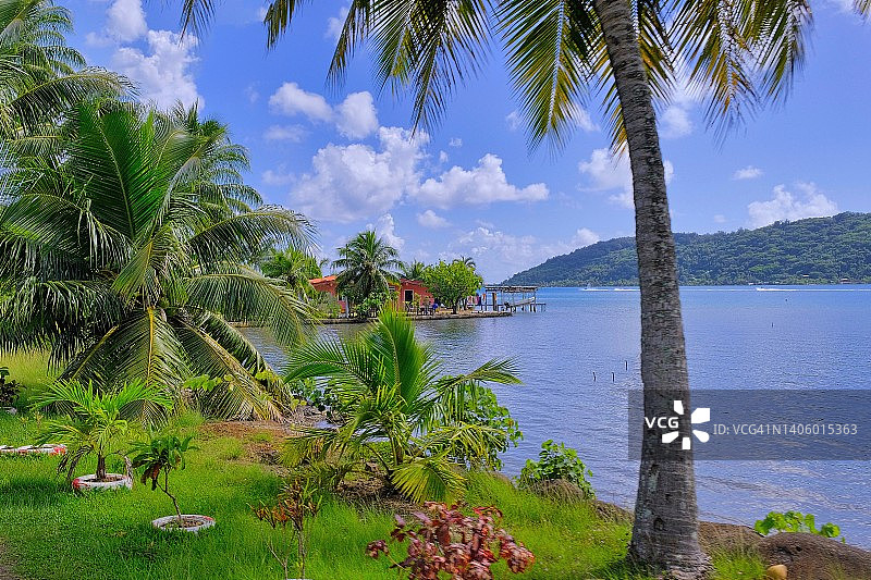 法属波利尼西亚波拉波拉岛风景图片素材