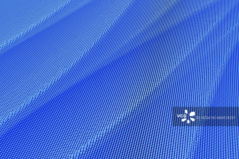 蓝色方块图案抽象背景图片素材