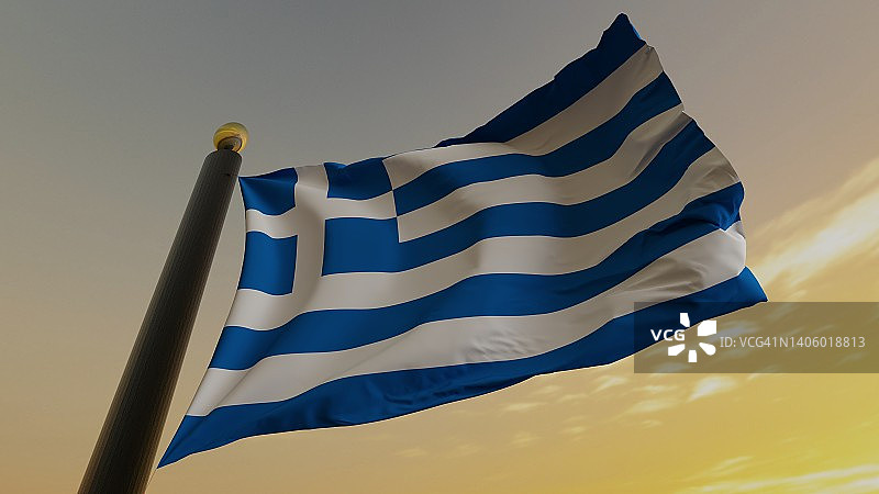 希腊的国旗图片素材