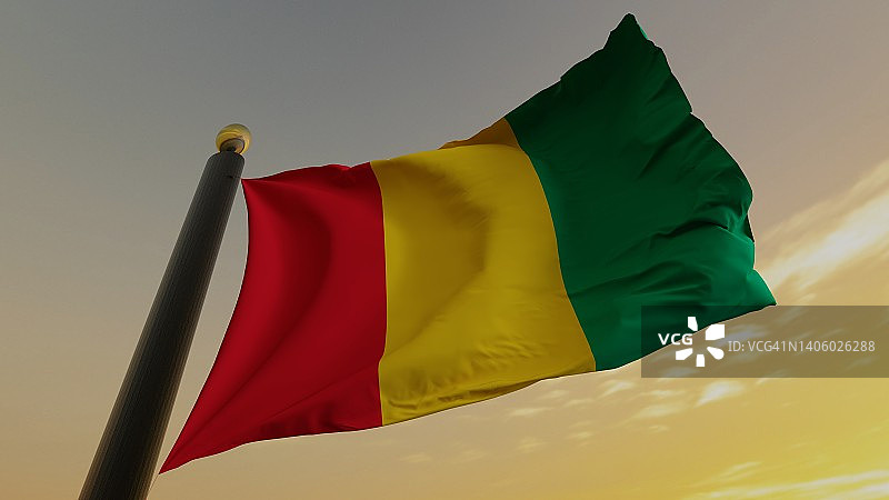 几内亚国旗图片素材