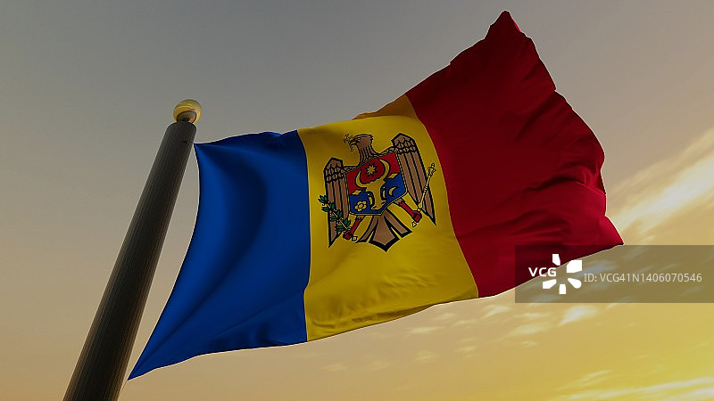 摩尔多瓦国旗图片素材