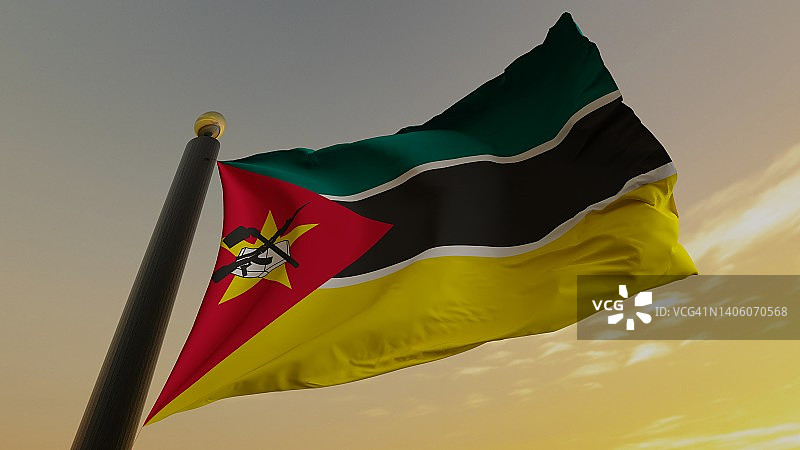 莫桑比克国旗图片素材