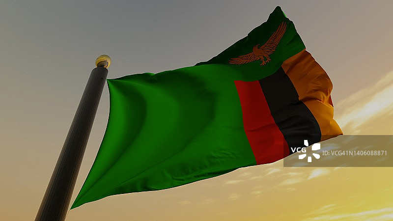 赞比亚国旗图片素材