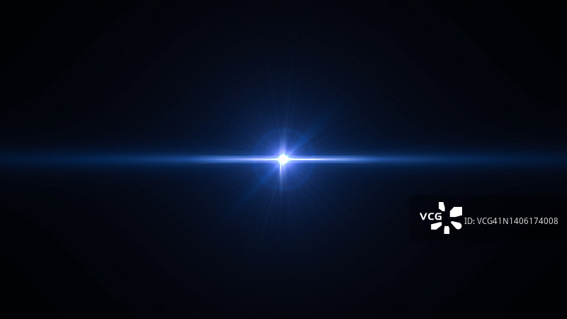 蓝色光线隧道穿梭光速前进图片素材