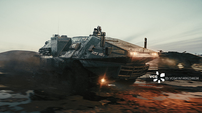 装甲运兵车概念图 - CGI图片素材