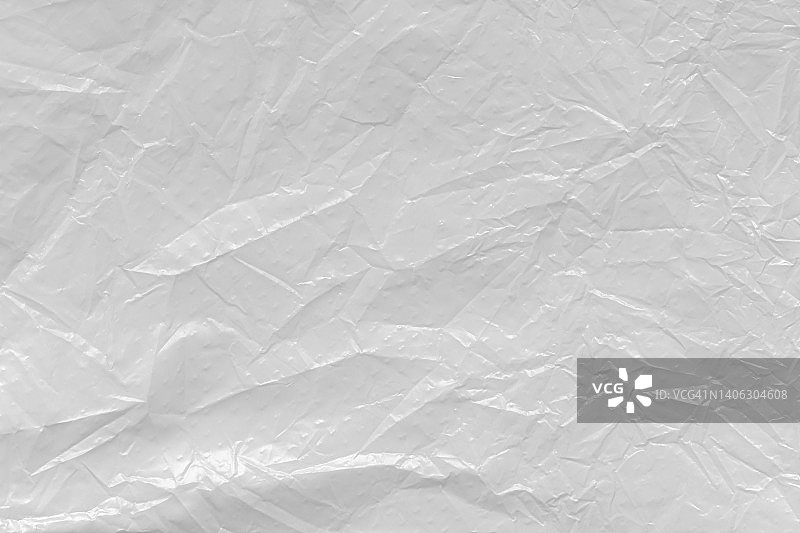 白色塑料箔背景特写，白色纸质抽象背景图片素材