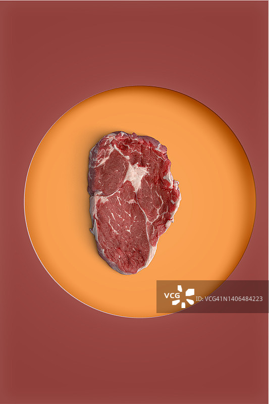 生牛排和生肉图片素材