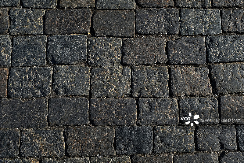 灰色铺路石人行道纹理背景图片素材