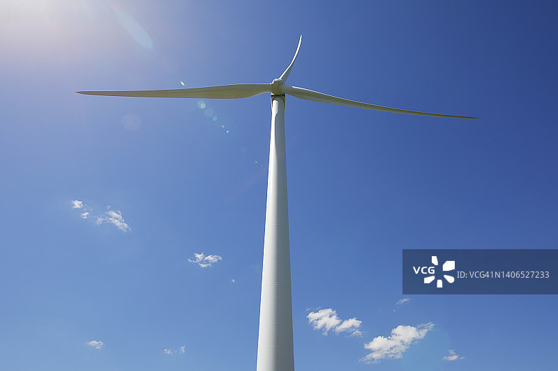 法国马恩省的风力涡轮机图片素材