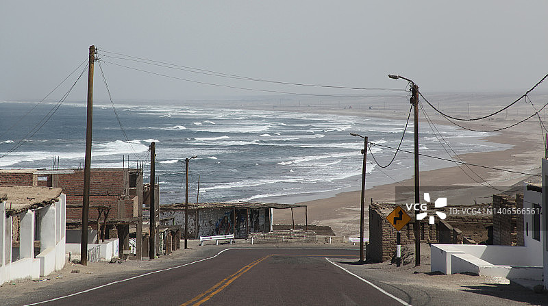 前往田中海滩图片素材