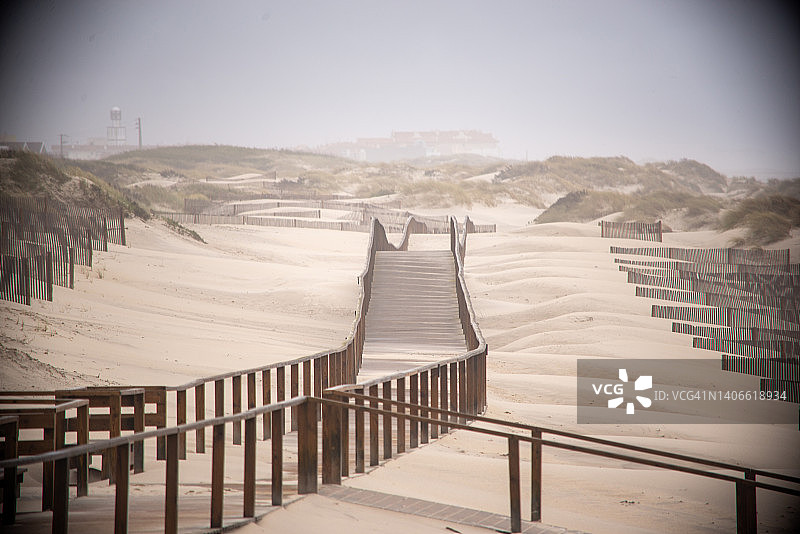 阿威罗海滩沙地小路图片素材