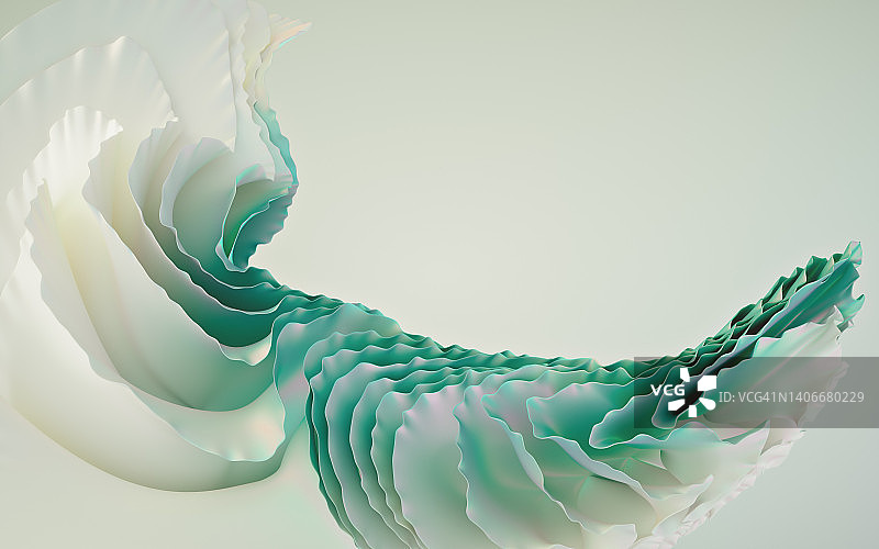 3D波浪图案背景图片素材