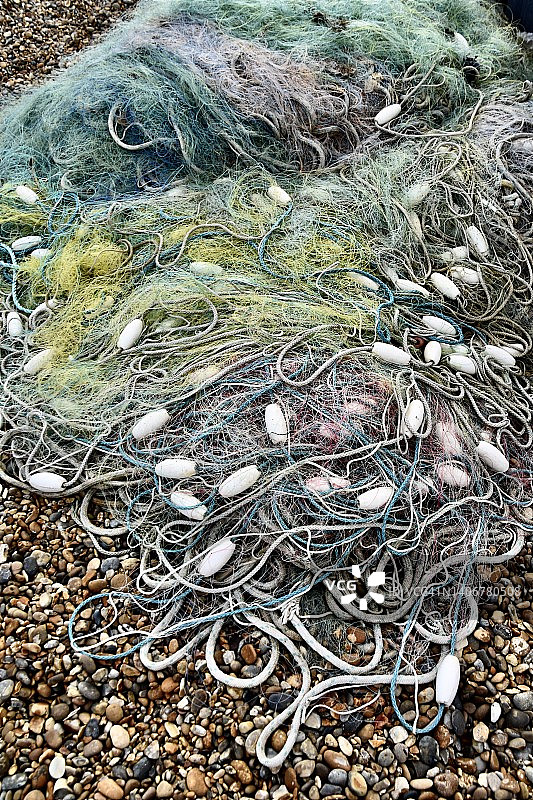 渔网和浮标图片素材