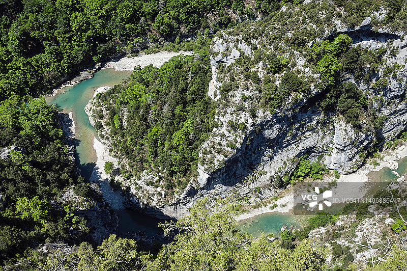 法国韦尔东河和峡谷图片素材