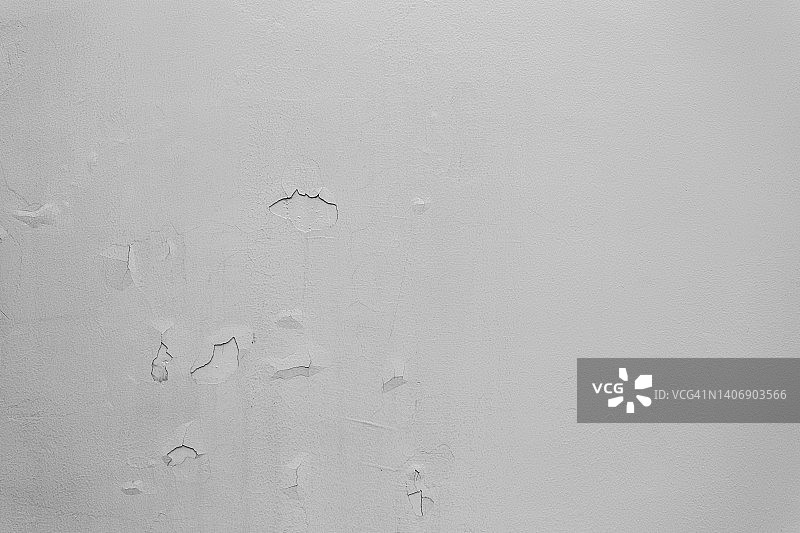 抽象的白色混凝土剥落墙面图片素材