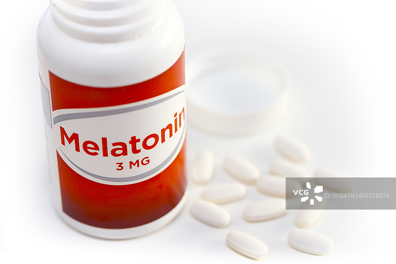 褪黑素瓶图片素材