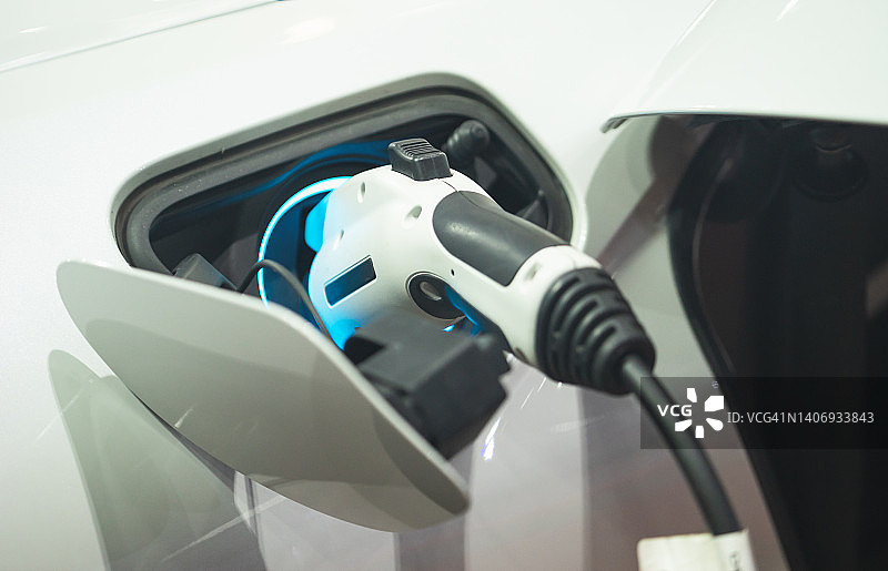 电动汽车充电图片素材