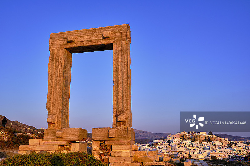 希腊基克拉泽斯群岛，纳克索斯岛图片素材