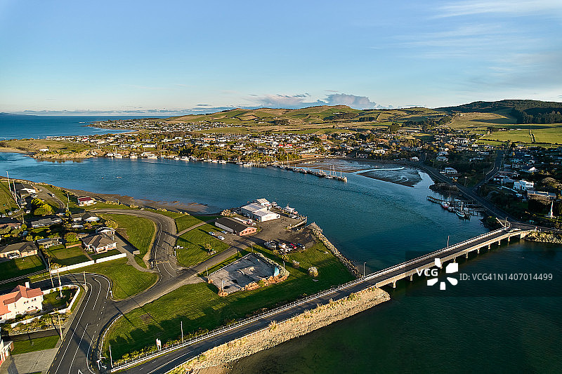 里弗顿/阿帕里玛高视角照片图片素材