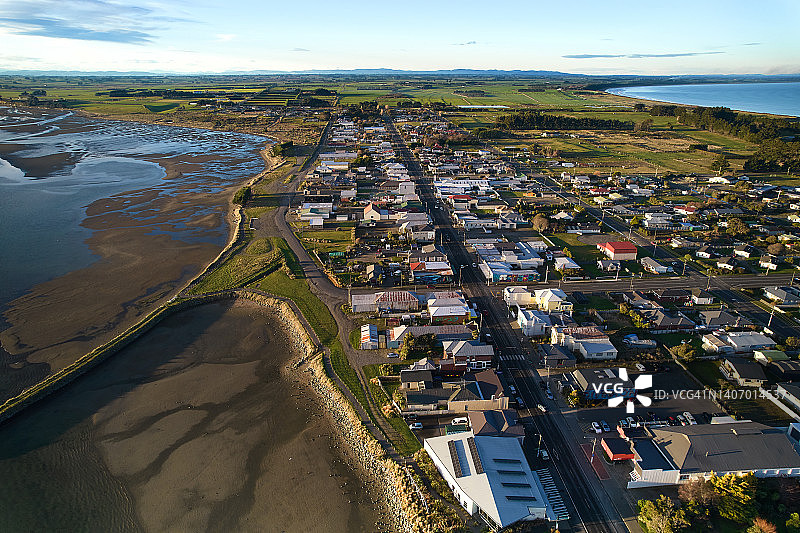 里弗顿/阿帕里玛高视角照片图片素材