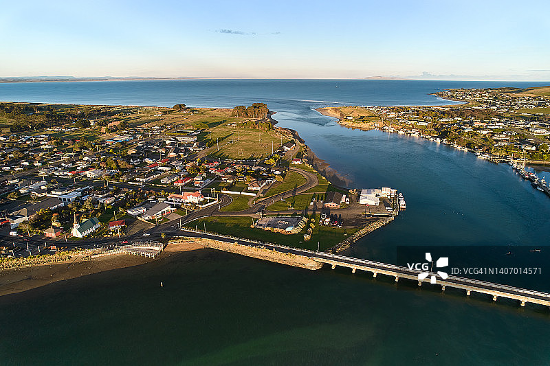 里弗顿/阿帕里玛高视角照片图片素材