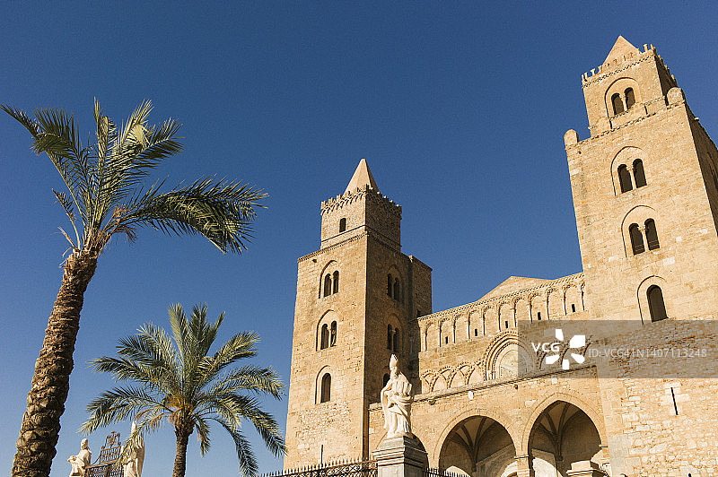 切法卢大教堂，西西里岛图片素材