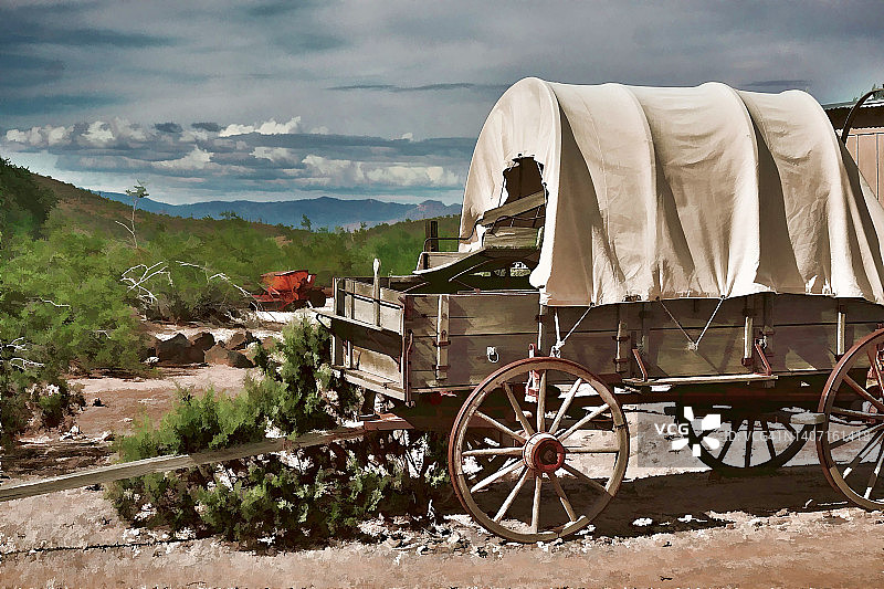 狂野西部图片素材