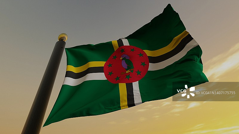多米尼克国旗图片素材