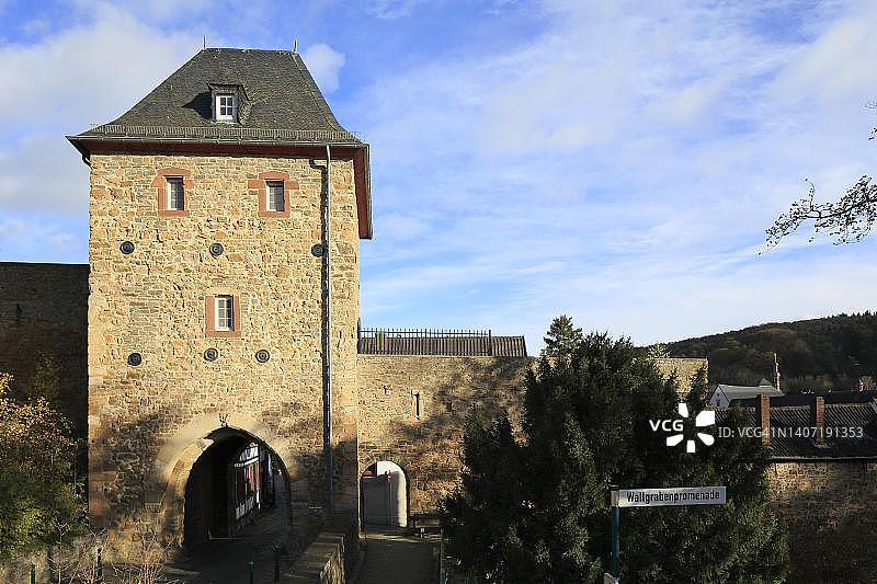 海斯特巴赫门，德国北莱茵-威斯特法伦州图片素材