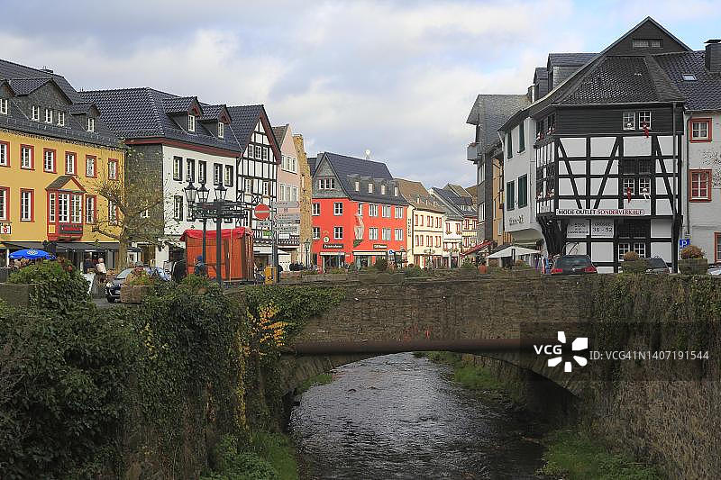 德国北莱茵-威斯特法伦州Euskirchen县Bad Muenstereifel图片素材