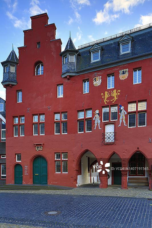 德国北莱茵-威斯特法伦州明斯特雷费尔市政厅图片素材