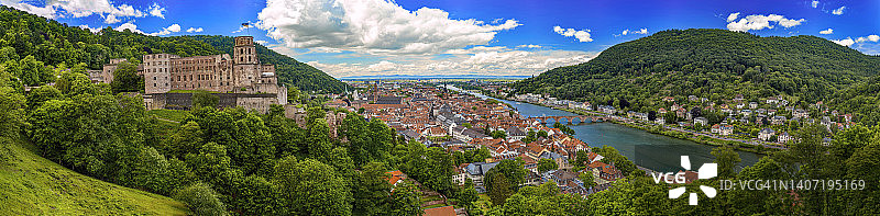 德国巴登-符腾堡州海德堡城堡图片素材