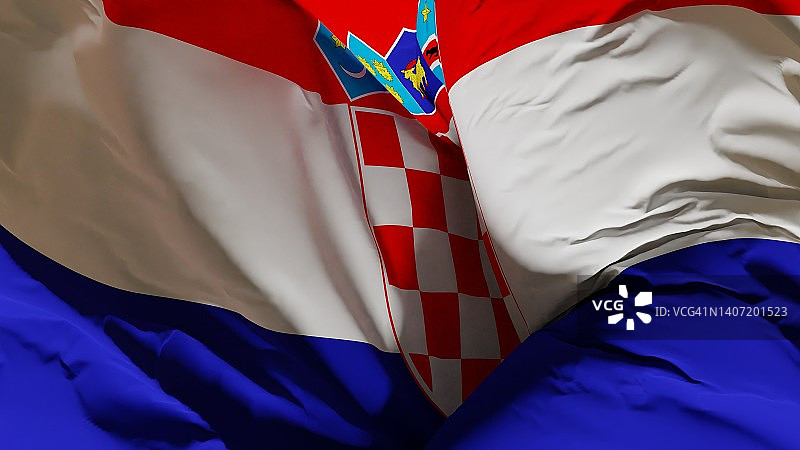 克罗地亚的国旗图片素材