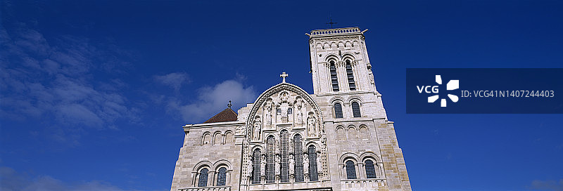 韦泽莱的修道院教堂图片素材