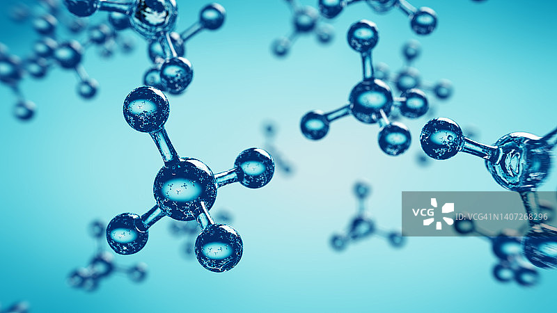 甲烷分子结构图图片素材