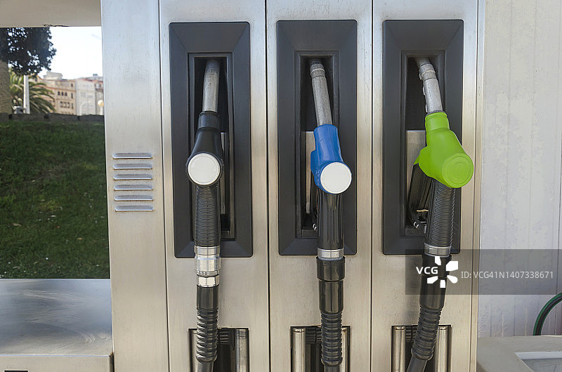 黑蓝绿色燃油汽油分配器背景图片素材