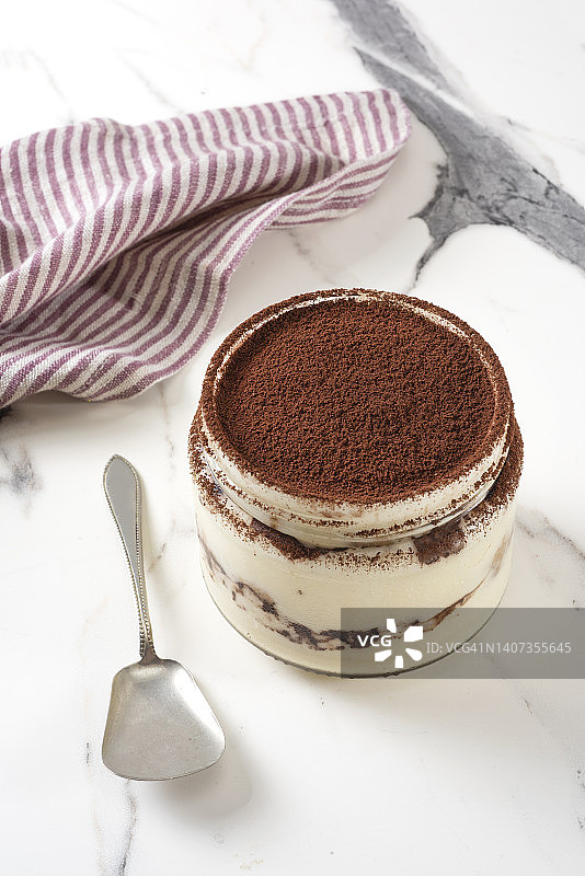 罐装提拉米苏图片素材