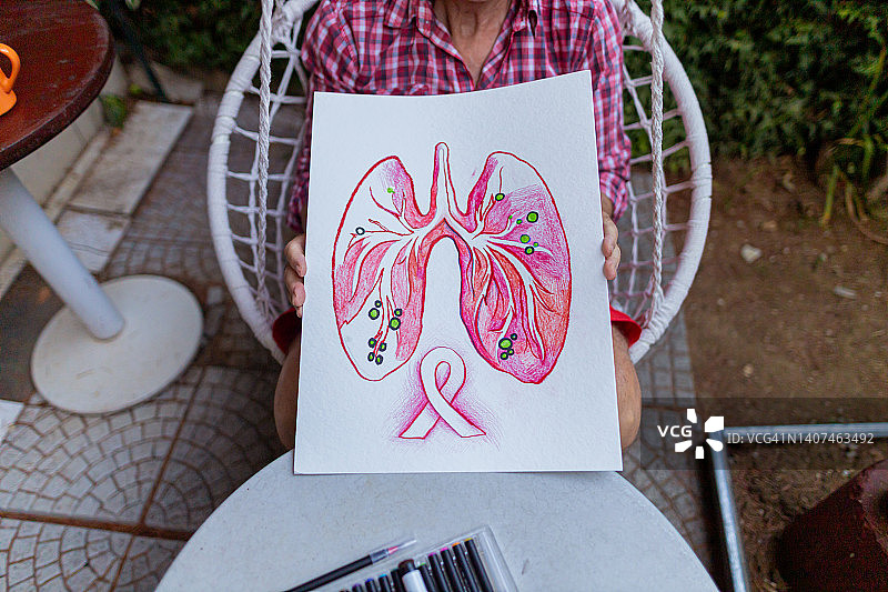 癌症意识月艺术项目图片素材