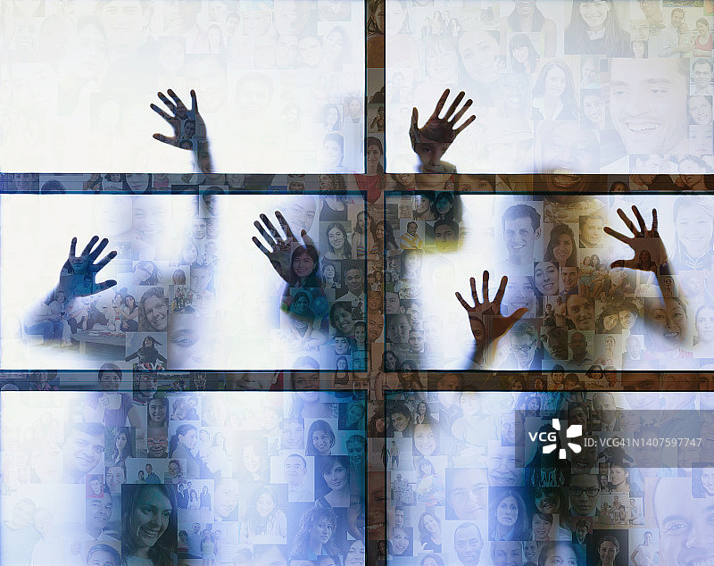 社交媒体陷阱图片素材