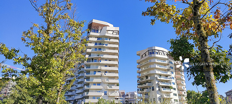 住宅区建筑外墙图片素材