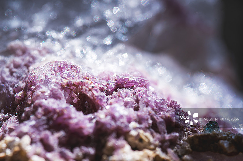 紫水晶细节图片素材