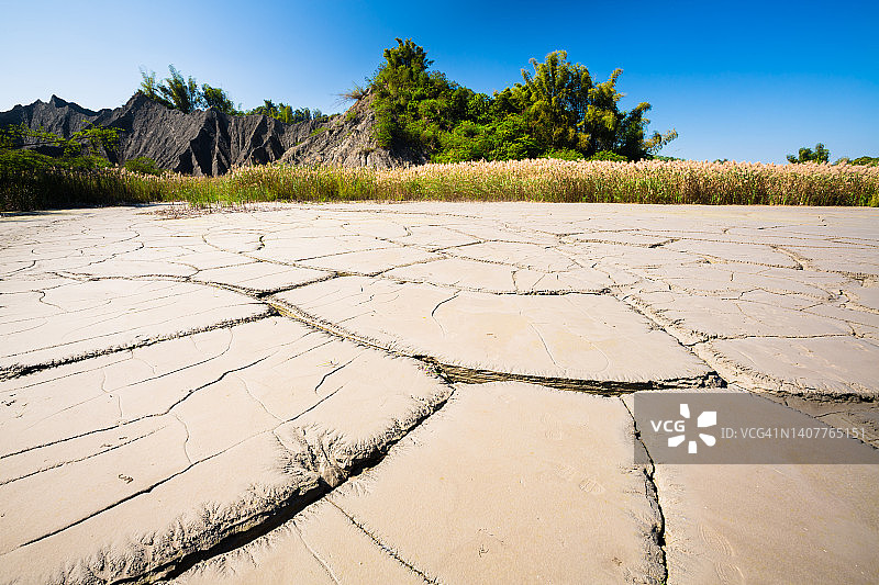 中国台湾半沙漠干旱景观图片素材