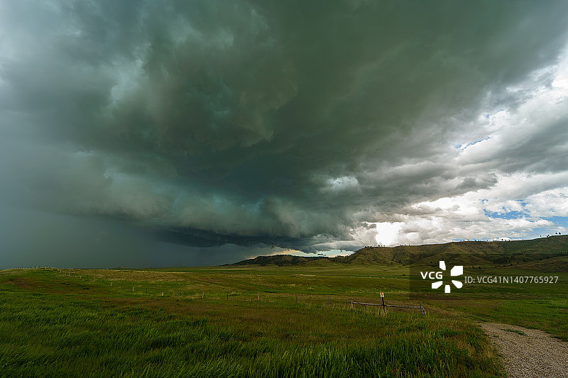 南达科他州的滚轴云图片素材