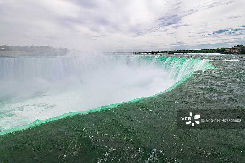 尼亚加拉瀑布的马蹄瀑布图片素材